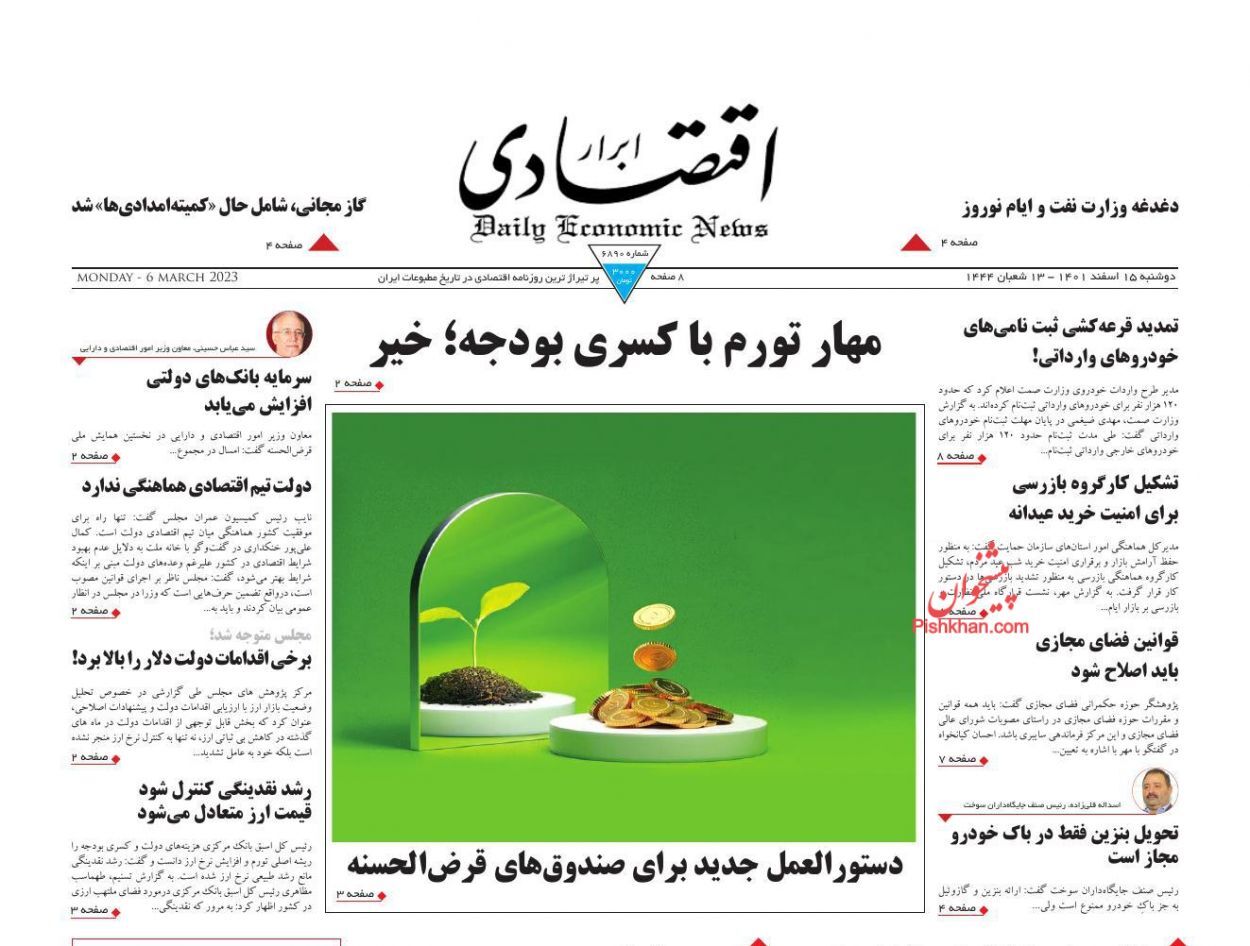 روزنامه ابرار اقتصادی