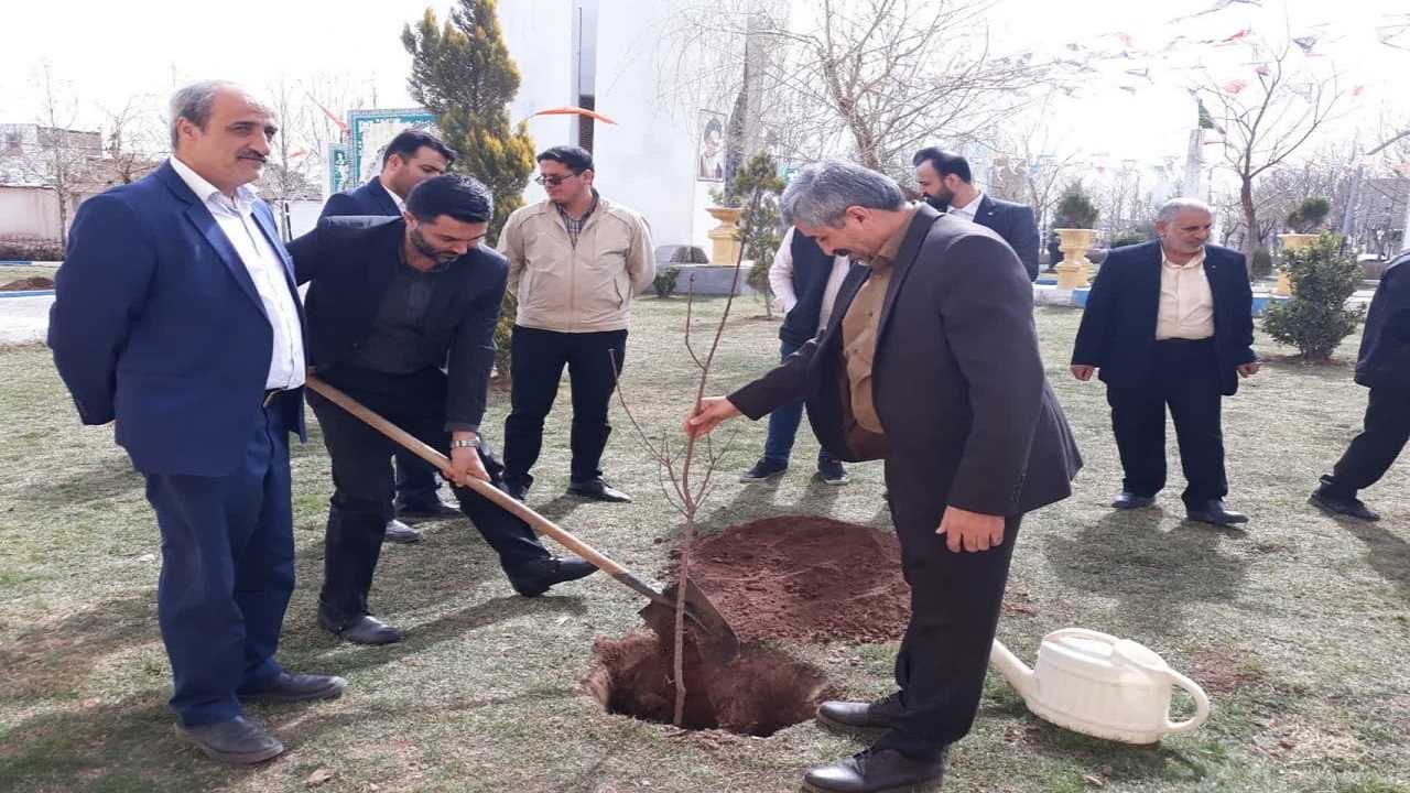 ۲۱ نهال در محمود آباد نمونه غرس شد