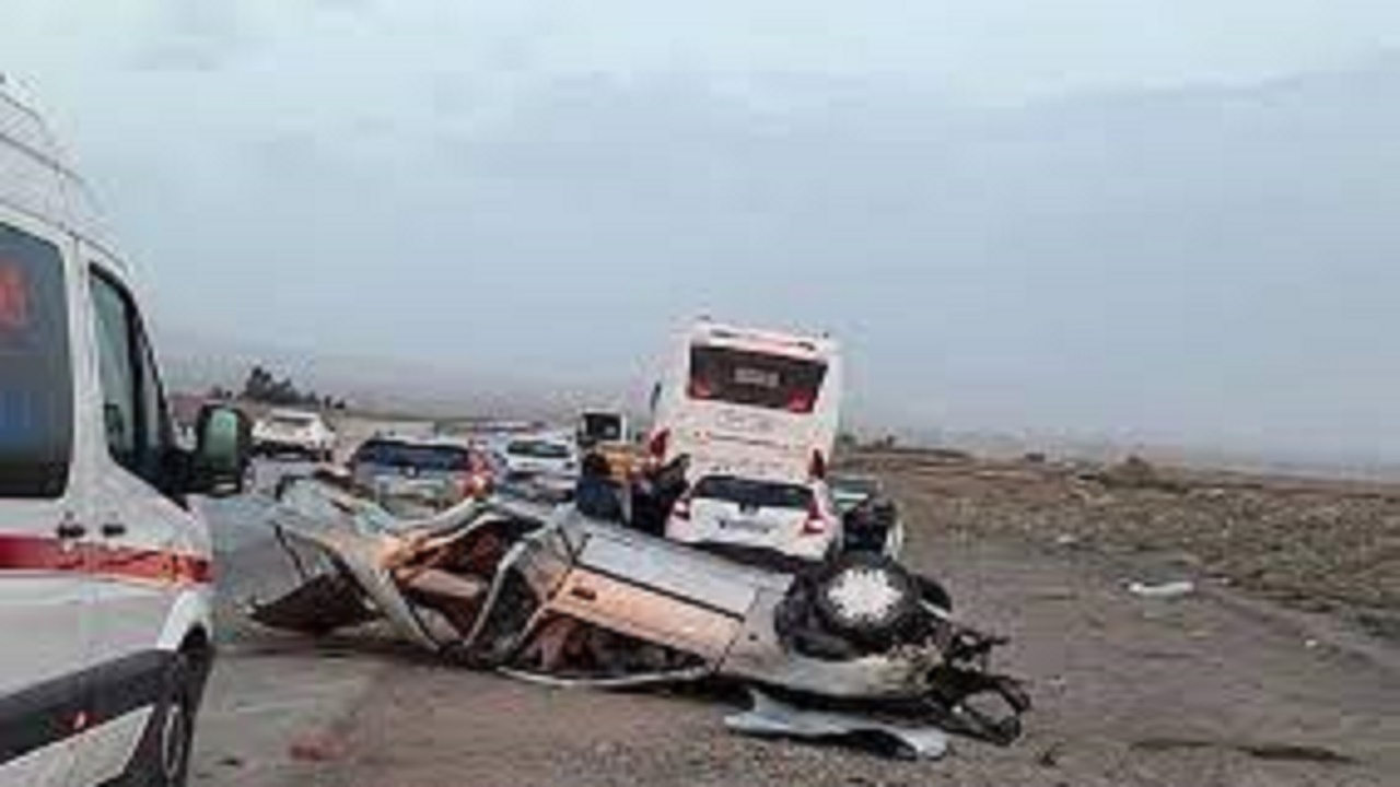 فوت ۵ تن در ۲۴ ساعت گذشته بر اثر تصادف