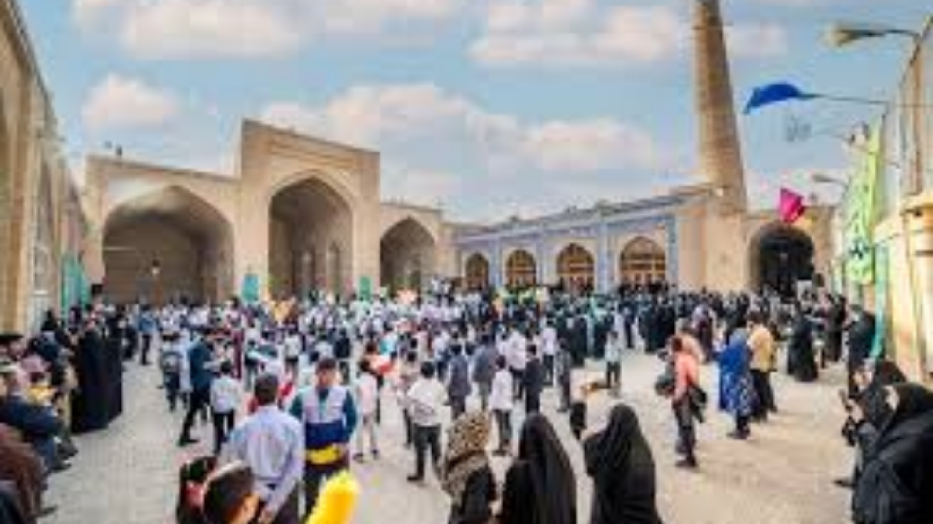 سرود بیعت در دامغان طنین انداز شد + فیلم
