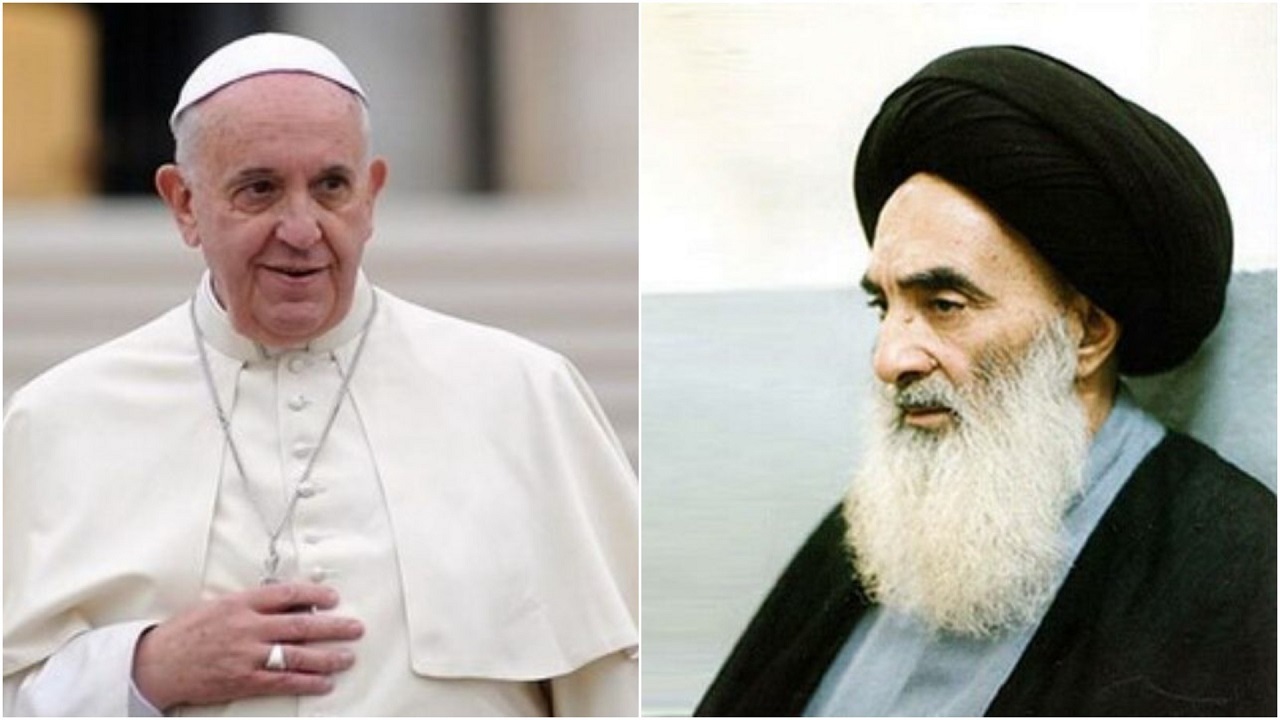 پیام تشکر پاپ از «آیت الله العظمی سیستانی» به مناسبت سالروز دیدار با ایشان