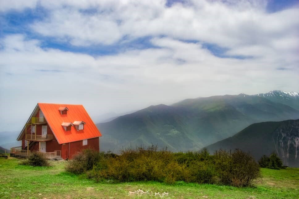 روزهای برفی روستای گرسماسر + فیلم
