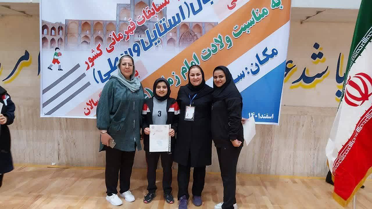 درخشش بانوان کرمانی در مسابقات داژبال قهرمانی کشور