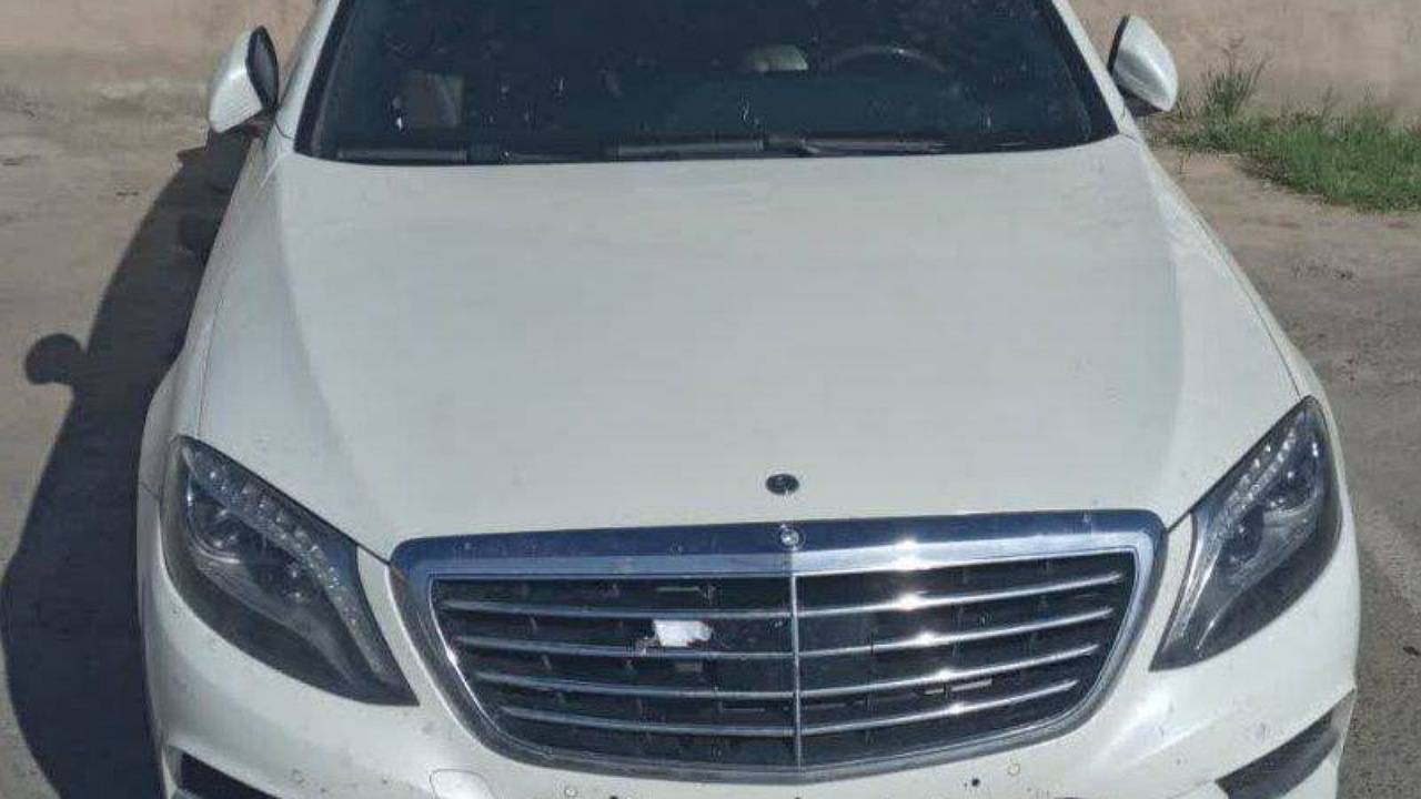 مرسدس بنز قاچاق در راور توقیف شد