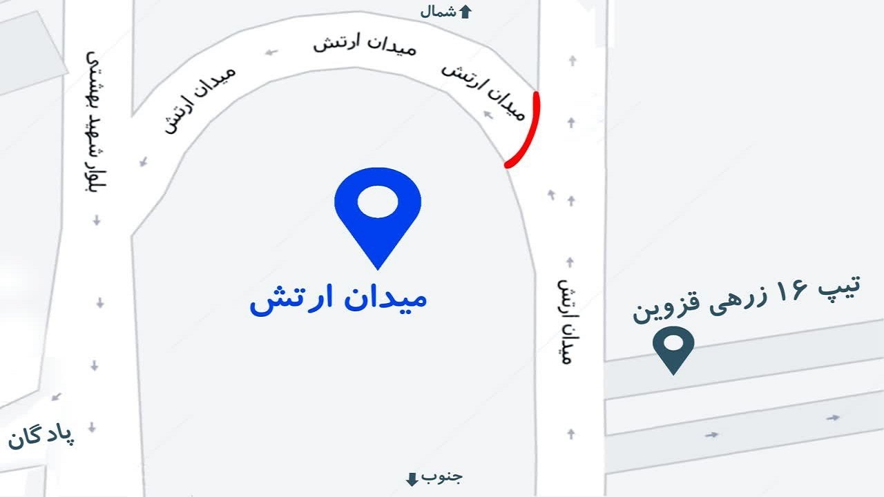 ممنوعیت دسترسی از میدان ارتش به خیابان پادگان