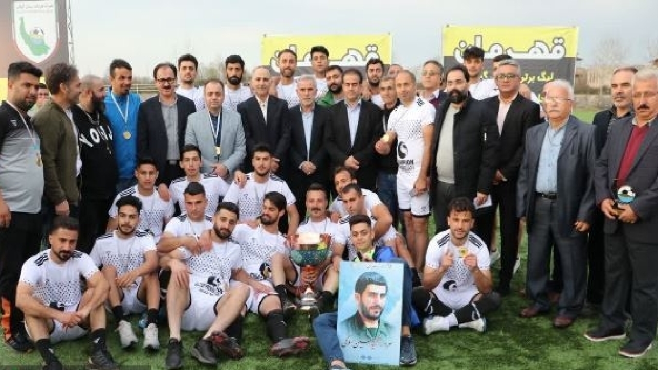 قهرمانی تیم شهید املاکی لنگرود در لیگ برتر فوتبال گیلان