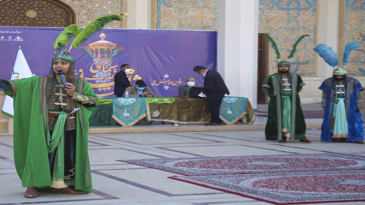 تجلیل از برگزیدگان قزوینی  همایش  سیمای شاهچراغ در تعزیه