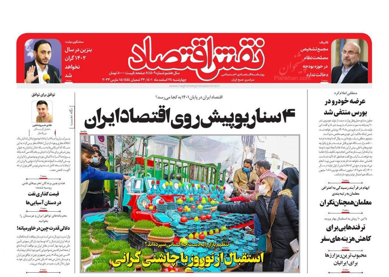 روزنامه نقش اقتصاد