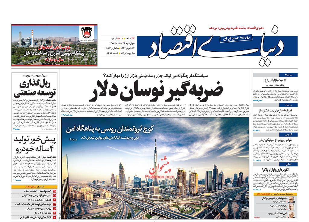 روزنامه دنیای اقتصاد