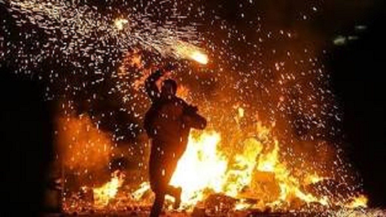 افزایش۱۴ درصدیِ مصدومان چهارشنبه‌سوری+ فیلم