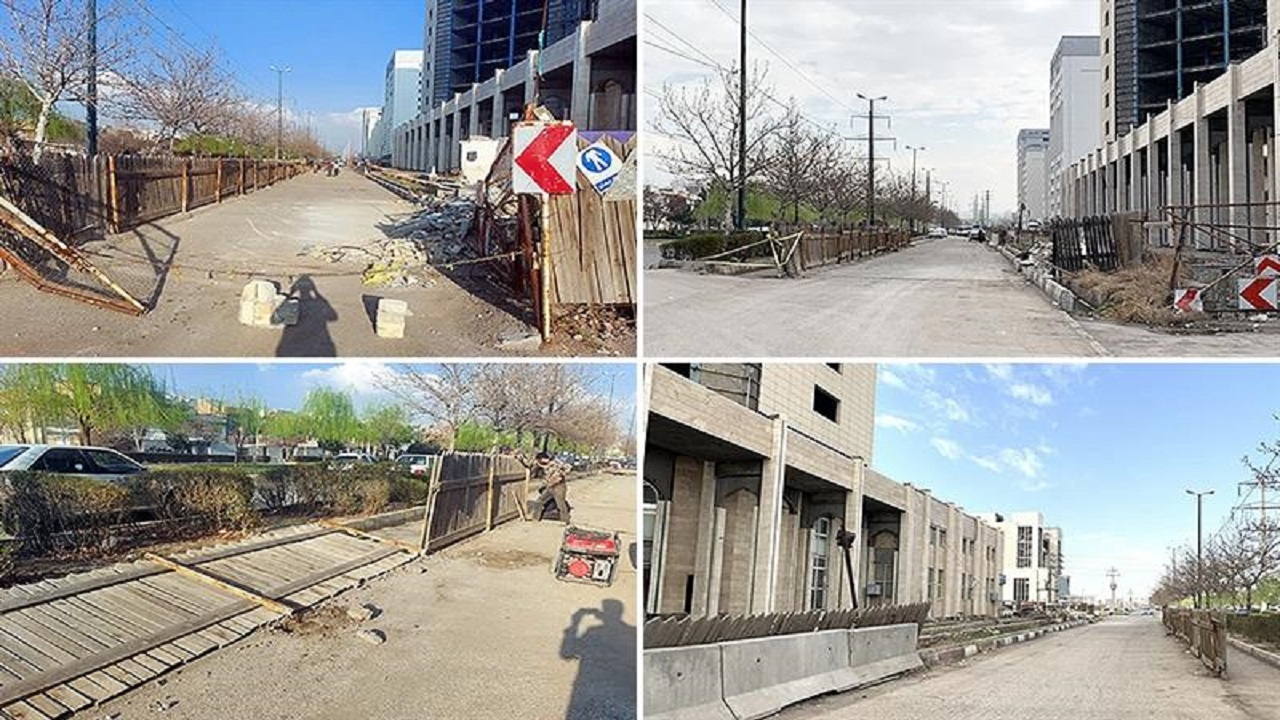 رفع سد معبر مسیر دسترسی به اورژانس بیمارستان رازی قزوین