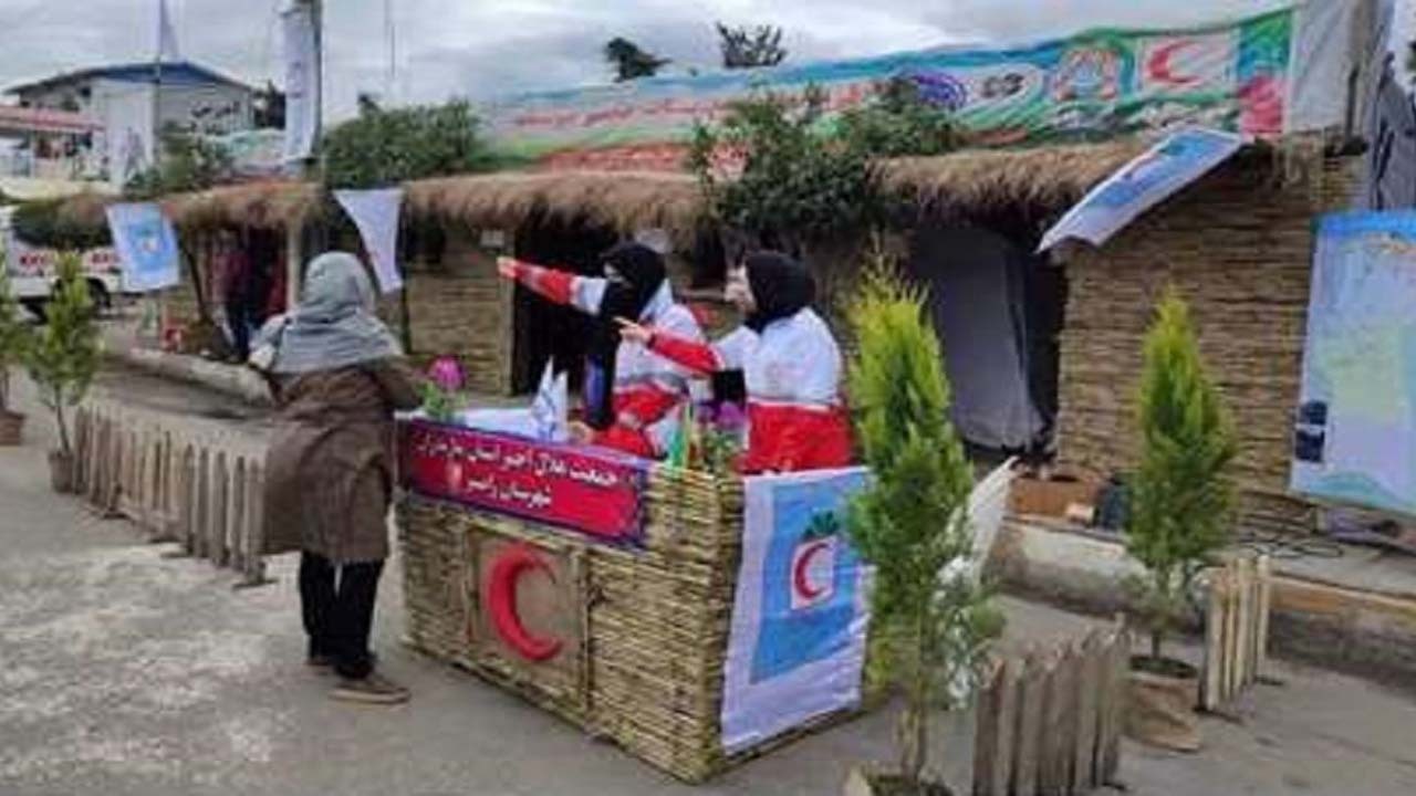 تمهیدات هلال احمر برای خدمت رسانی به مسافرین نوروزی شمال + فیلم