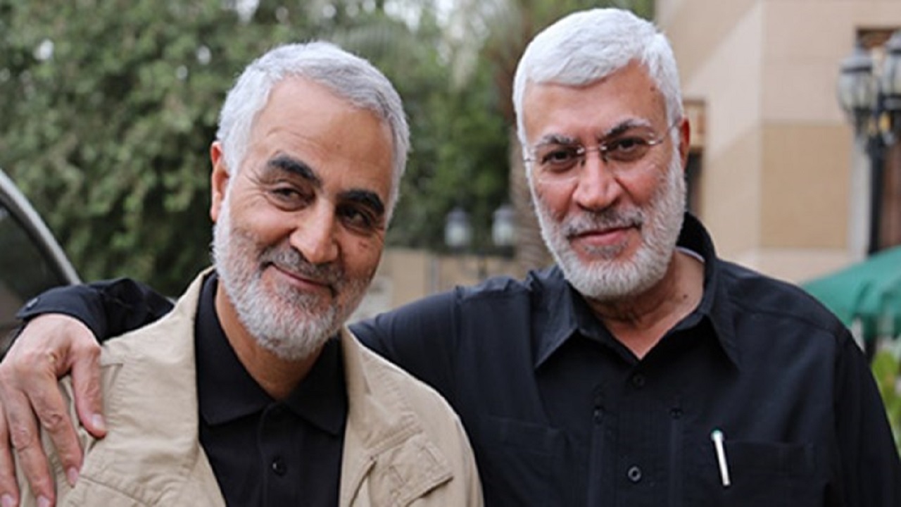 نصب مجسمه شهید ابومهدی المهندس در عراق
