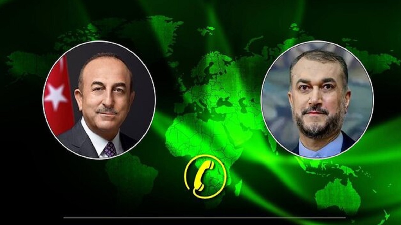 گفت‌وگوی رئیس دستگاه دیپلماسی کشورمان با وزیر خارجه ترکیه