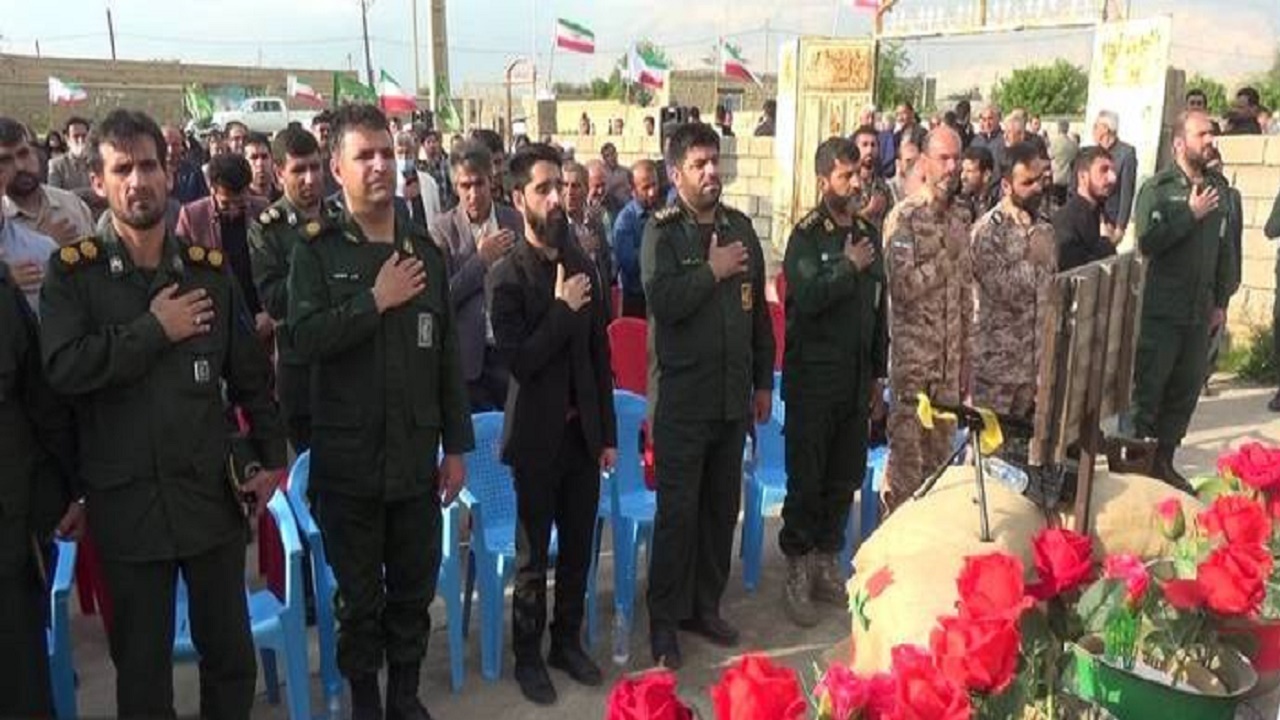 گرامیداشت چهلمین روز شهادت بسیجی شهید داودجاودانیان در بهمئی