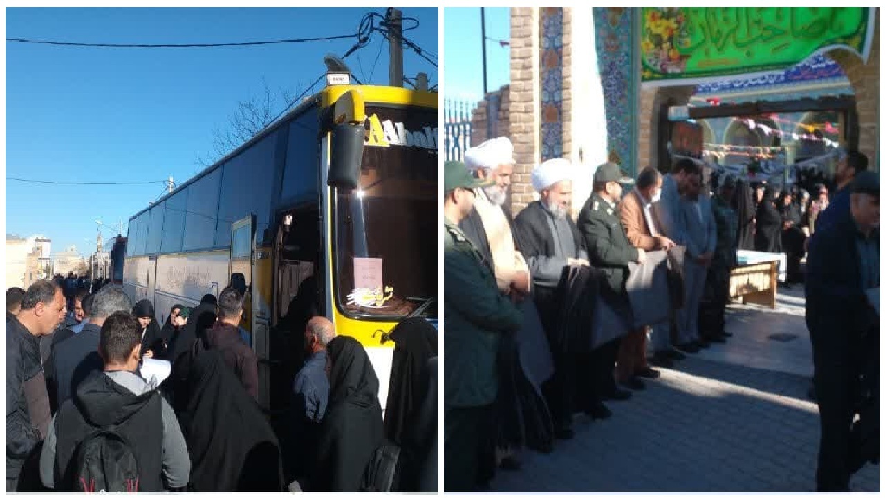 کاروان ۲۰۰ نفره راهیان نور زرندیه راهی جنوب شد