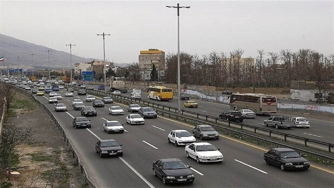 ترافیک نیمه سنگین در راه‌های قزوین