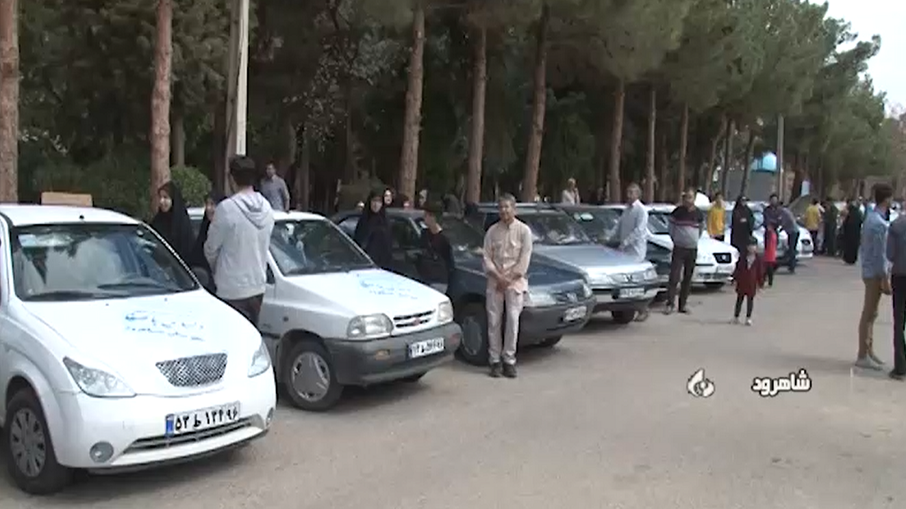 اعزام کاروان خودرویی از شاهرود به سرزمین‌های فتح و حماسه