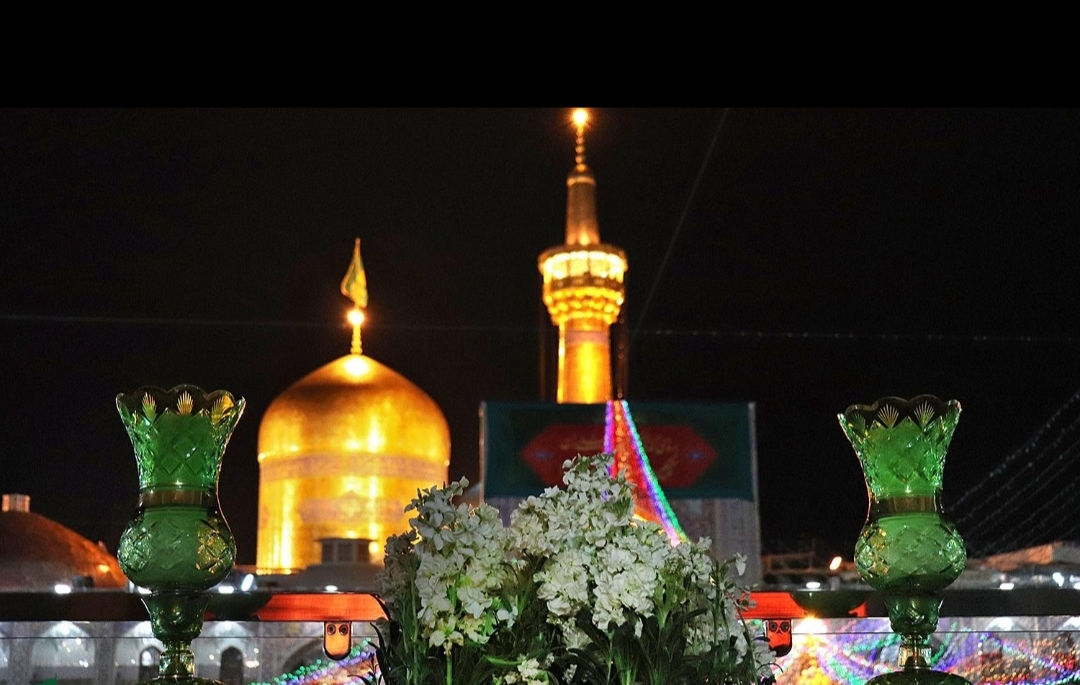 فیلمی از حرم مطهر امام رضا (ع) چند ساعت مانده به تحویل سال نو