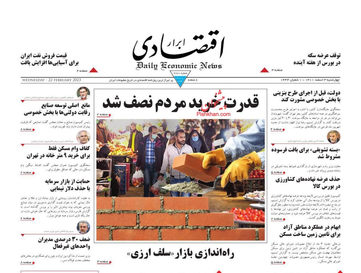 روزنامه ابرار اقتصادی