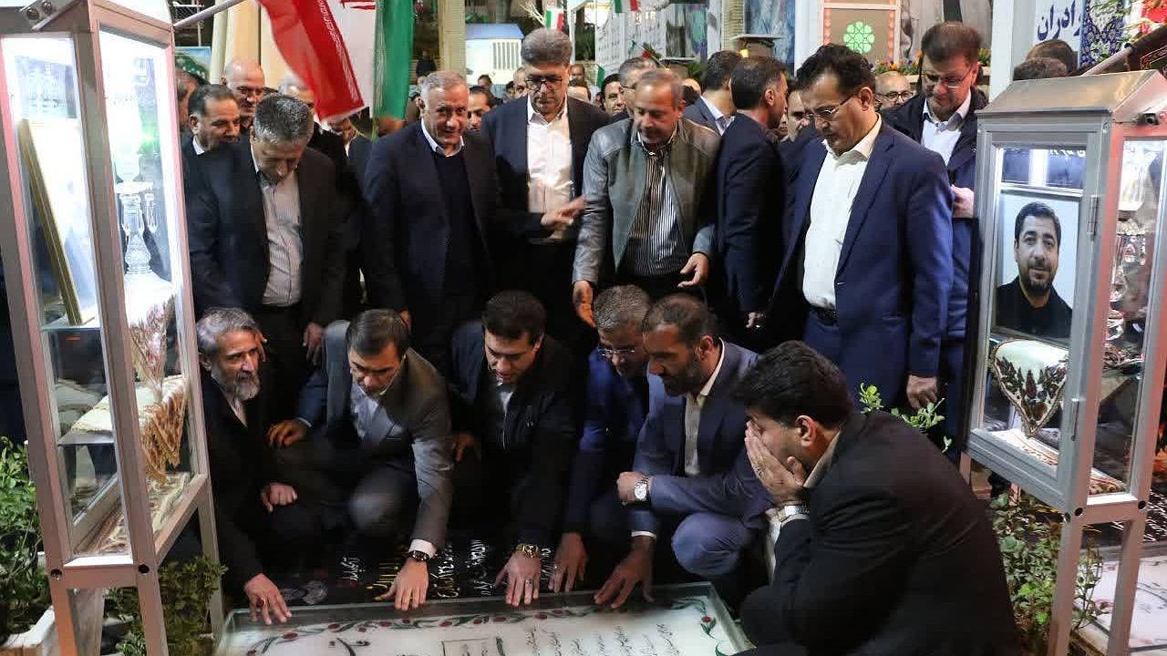 معاون وزیر و مدیران کل ورزش استان&zwnj;ها بر سر مزار سردار دل ها+ تصاویر