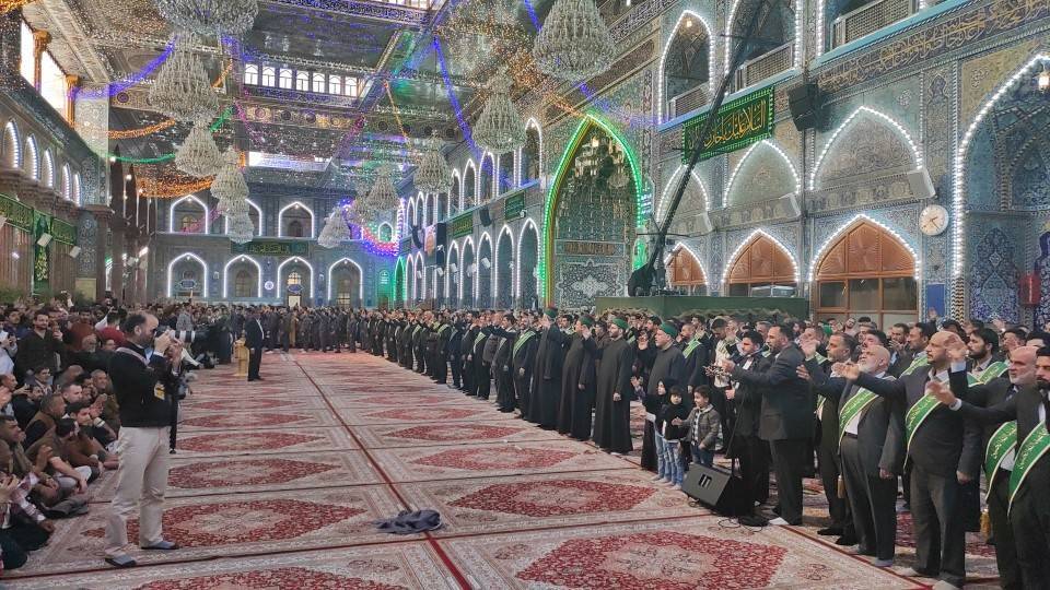 تصاویر حرم امام حسین (ع) درشب میلاد