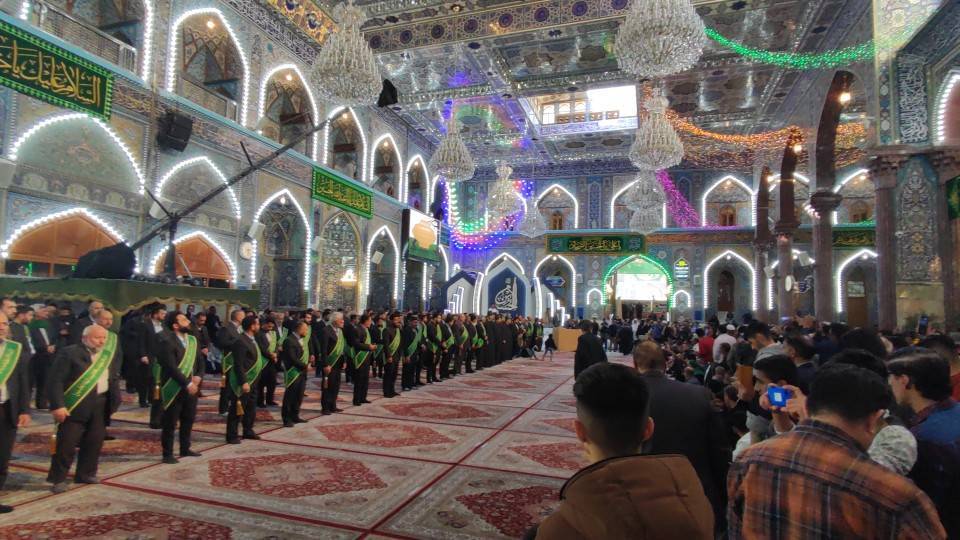 تصاویر حرم امام حسین (ع) درشب میلاد