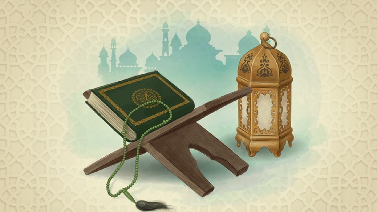 محفل انس با قرآن کریم در شب میلاد امام حسین (ع) + تصاویر