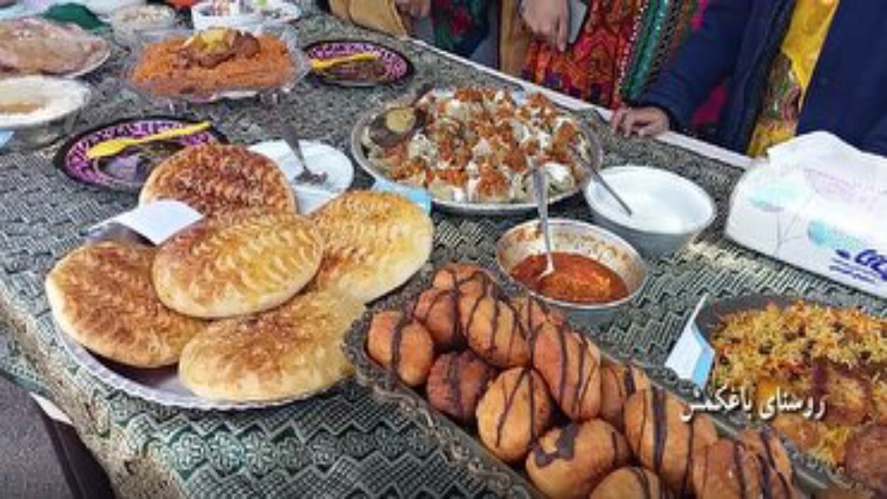 جشنواره غذا در باغکمش برپا شد + فیلم
