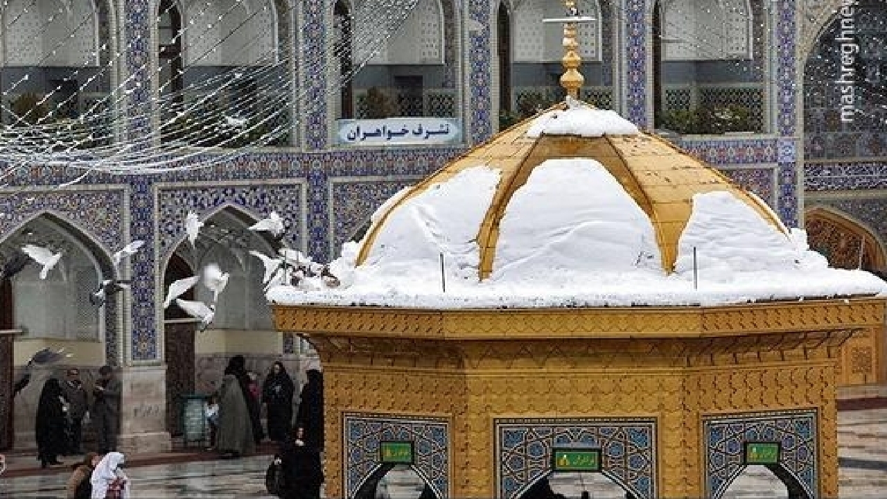 برف، آلودگی ۶ روزه هوای مشهد را شست