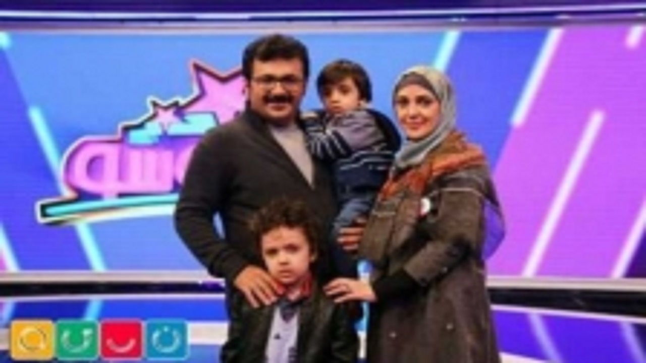 حضور مرحوم شهرام عبدلی و خانواده اش در مسابقه کودک شو + فیلم