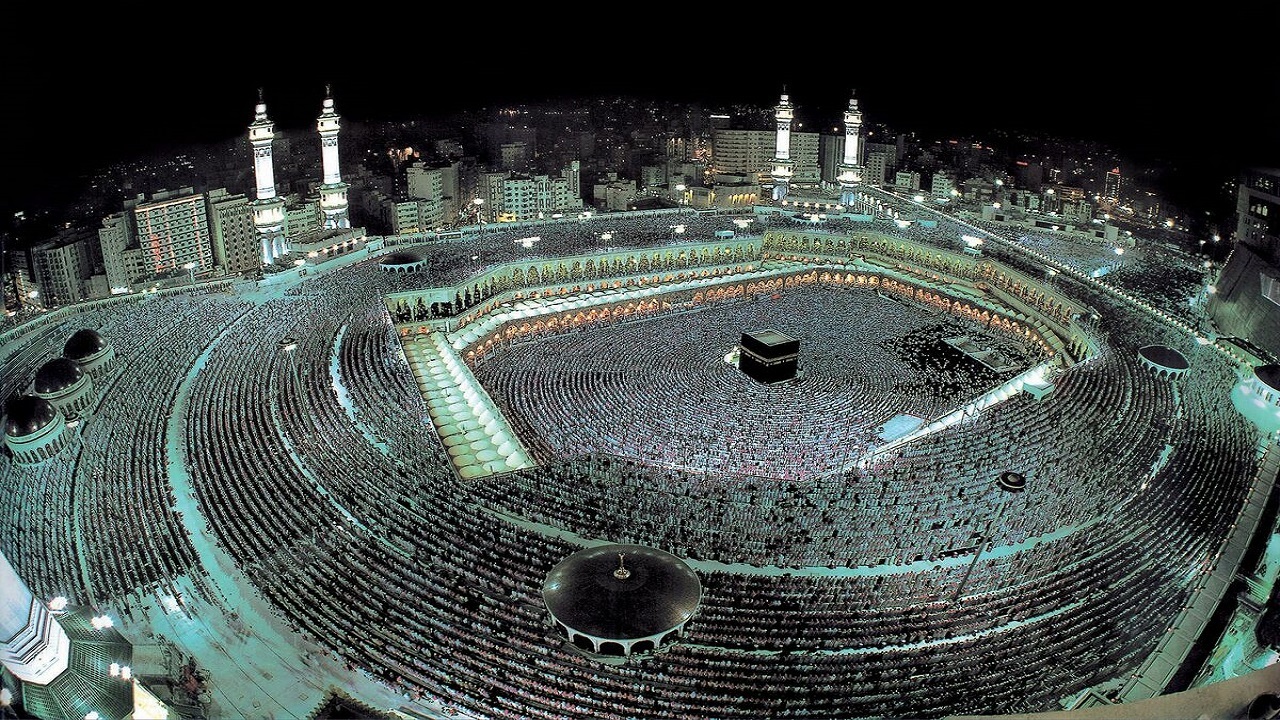 مسجد الحرام از بالاترین نقطه + فیلم