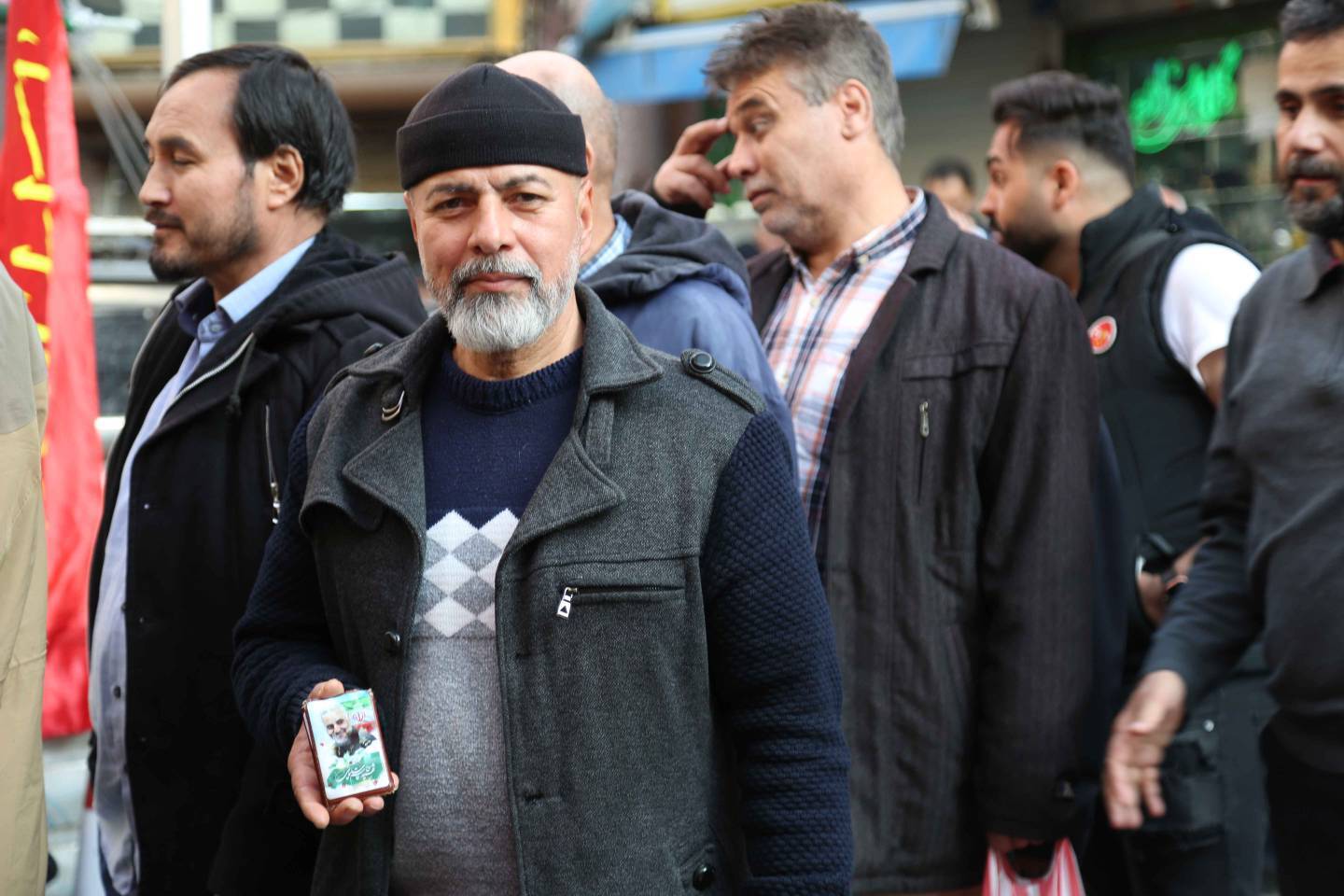 عکس یادگاری با سردار سلیمانی