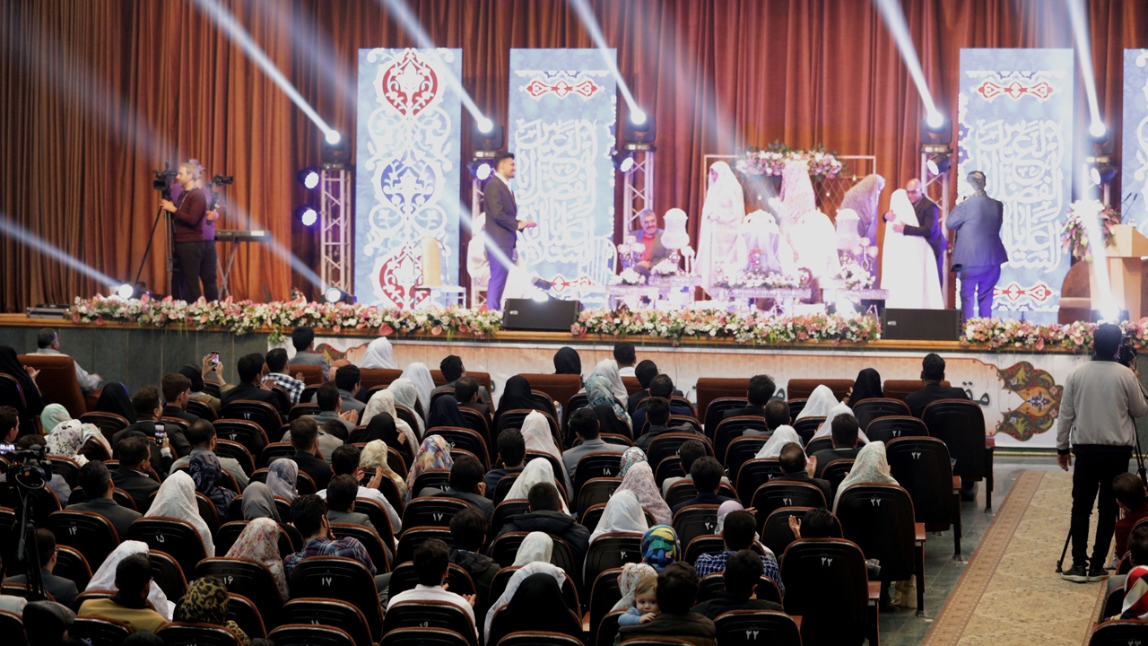جشن ازدواج صد زوج دانشجوی دانشگاه صنعتی اصفهان