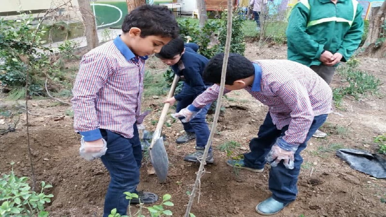 پیشقدمی دانش آموزان یزدی برای کاشت درخت