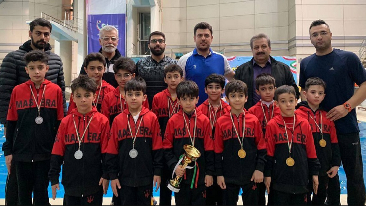 آذربایجان شرقی قهرمان مسابقات شیرجه زیر ۱۱ سال کشور