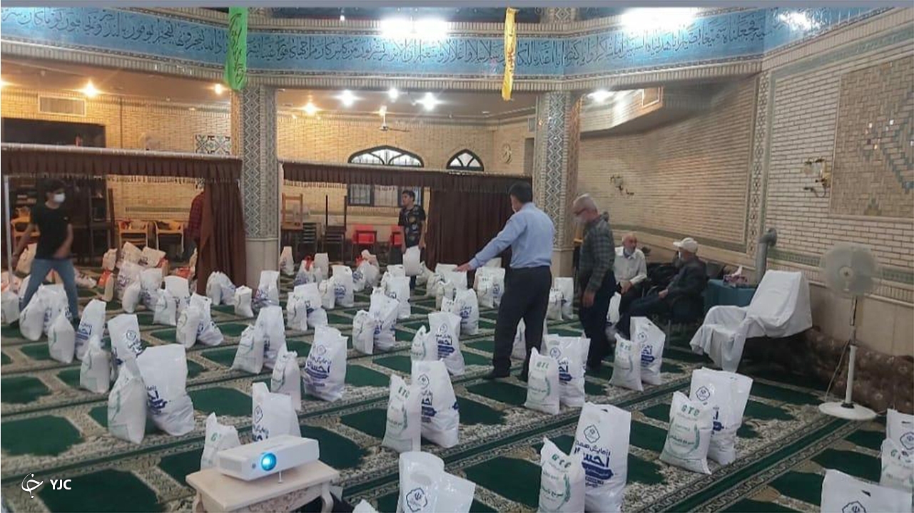 توزیع ۳۵۰ بسته معیشتی در روز میلاد کریم اهل بیت (ع)