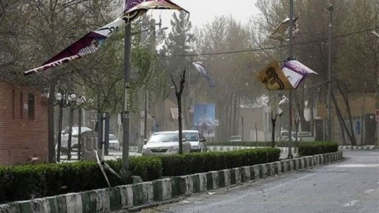 وزش باد شدید در البرز