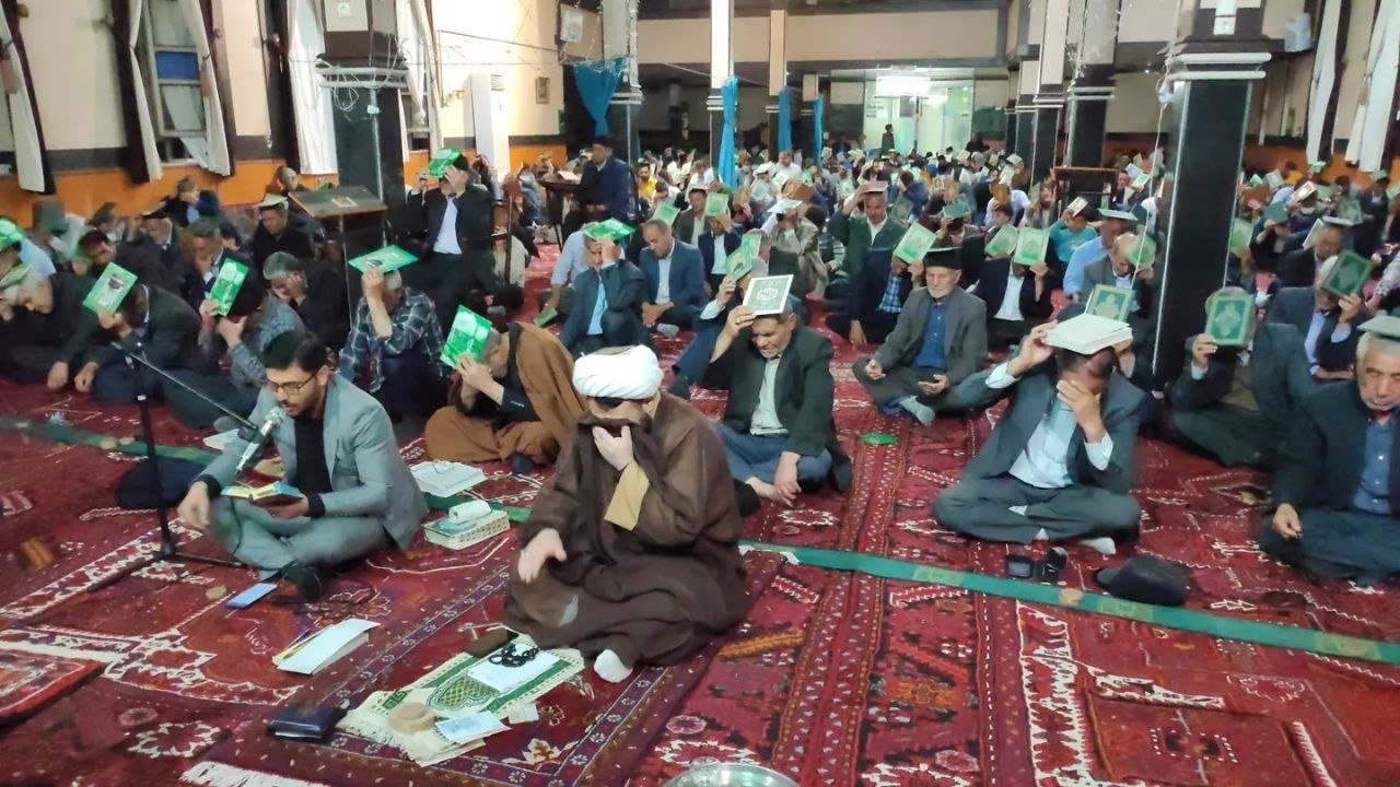 مراسم احیای شب نوزدهم ماه رمضان در چهاربرج + فیلم