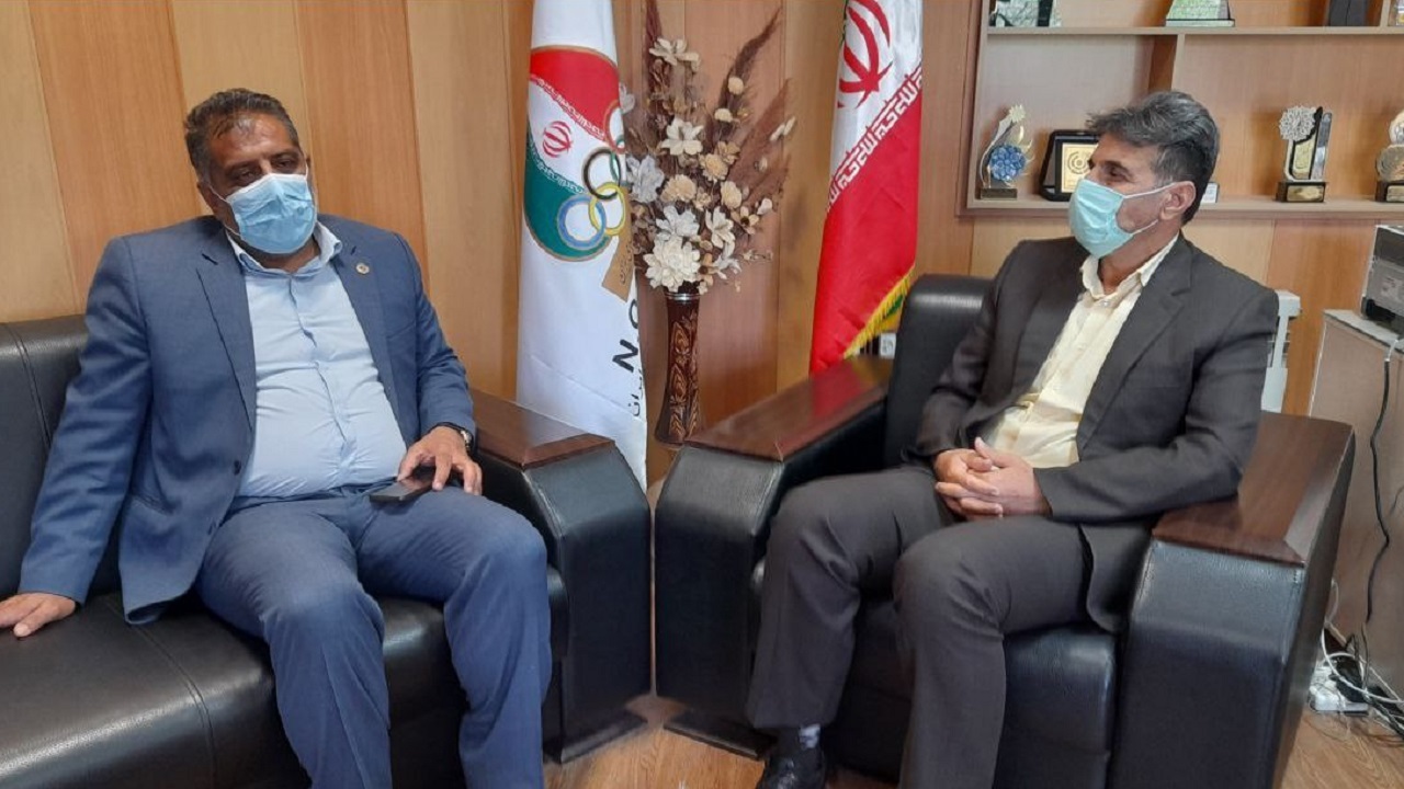 صف آرایی ورزشکاران دوومیدانی برای بازی‌های آسیایی ۲۰۲۲