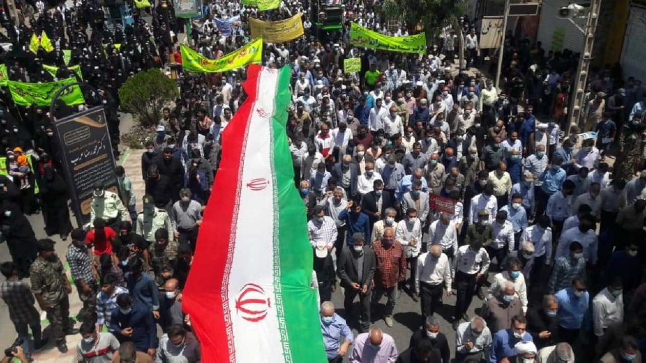 قدردانی ازحضور باشکوه کرمانی ها درحمایت از قدس شریف