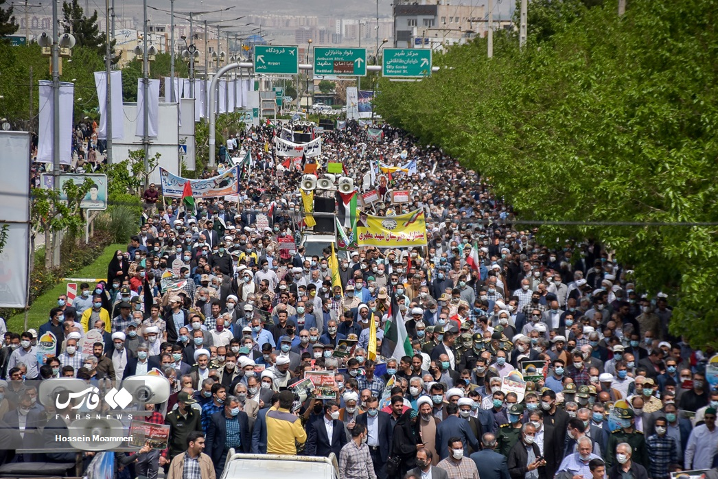 از نظر BBC راهپیمایی روز قدس هنوز برگزار نشده است