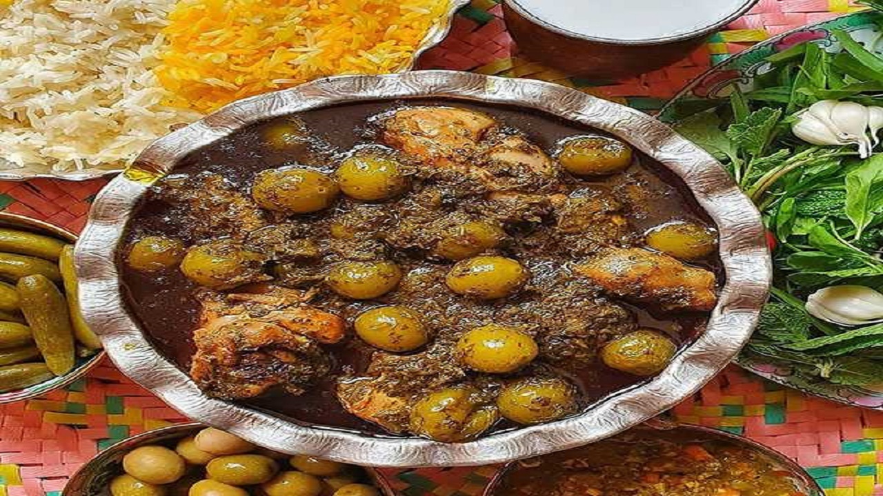 آموزش پخت خورشت گوجه سبز + فیلم
