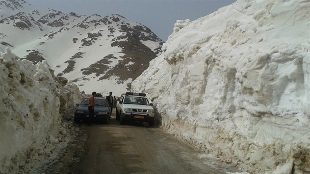 گردنه بیژن با توجه به کاهش بارش برف زودتر بازگشایی شد