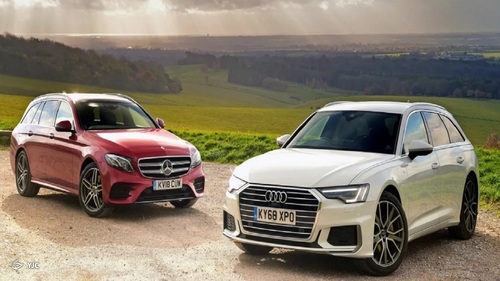 سدان مرسدس بنز E 350 2022 در مقابل آئودی A6 2022 + فیلم