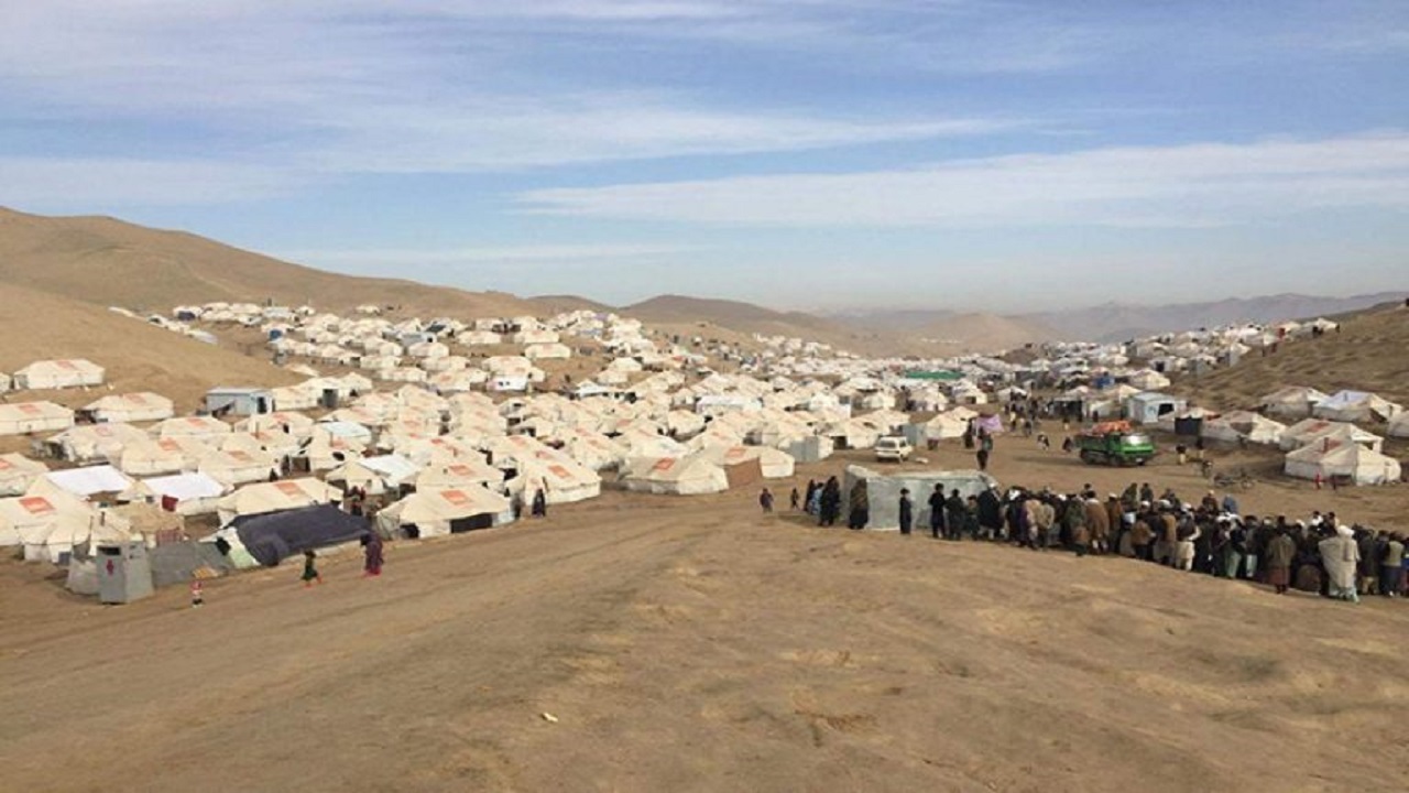 اعتراض باشندگان بادغیس به توزیع ناعادلانه کمک های جهانی
