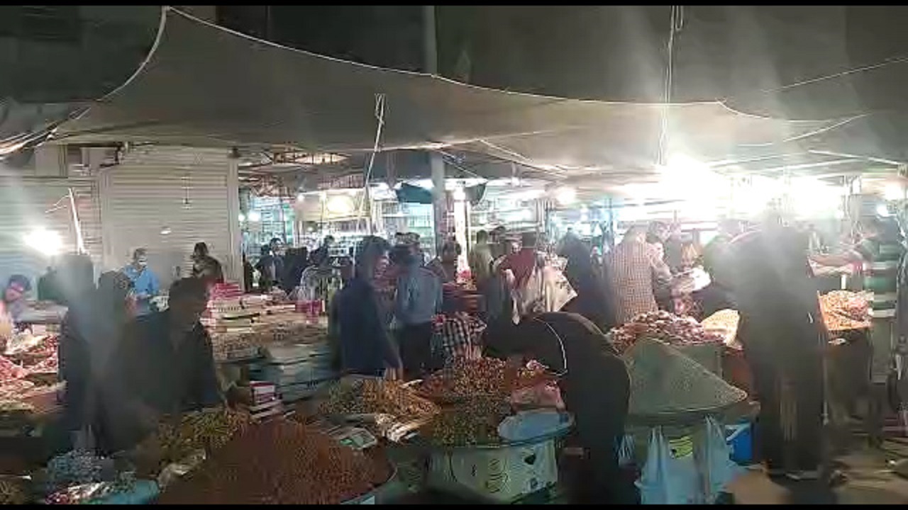 حال و هوای بازار آبادان در آستانه عید فطر + فیلم