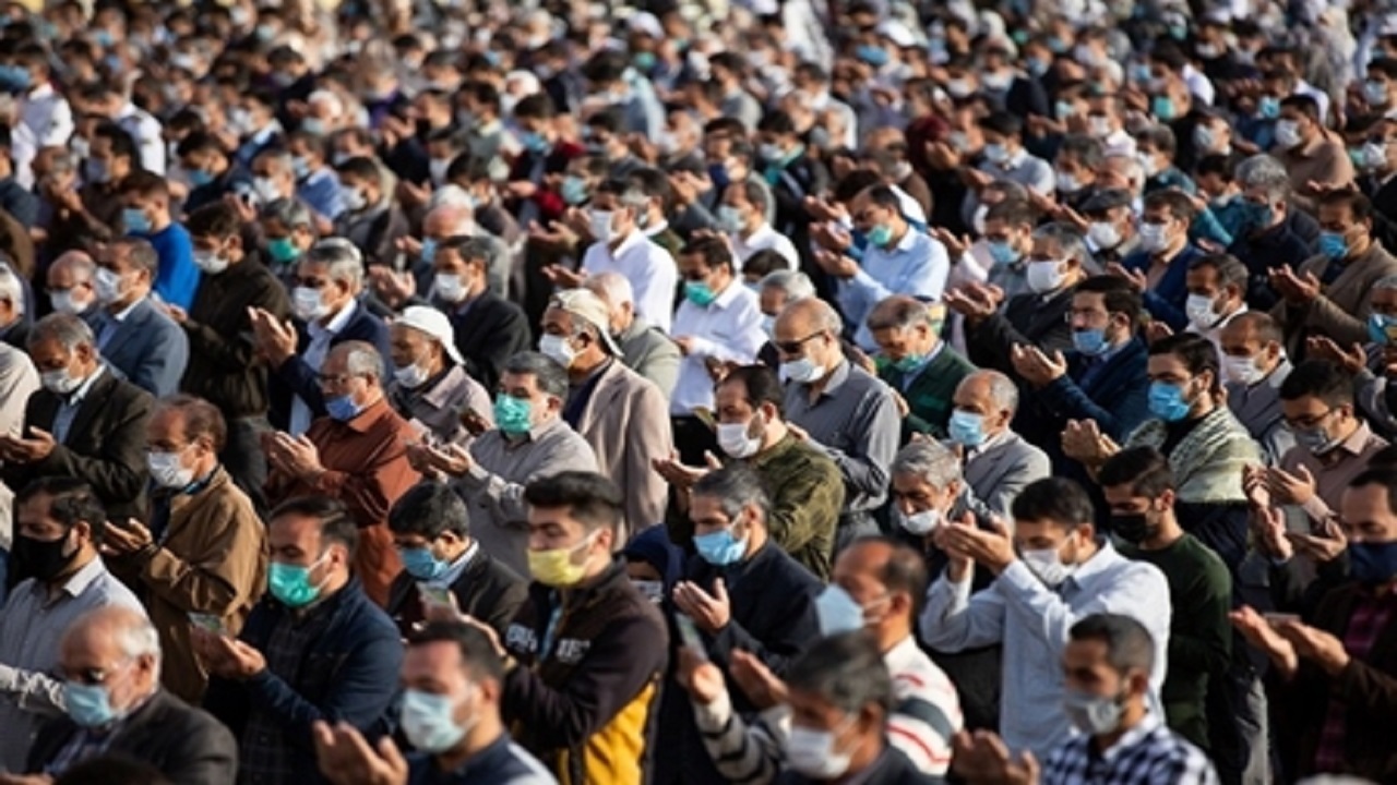 نمازگزاران عید فطر ملزم به استفاده از ماسک هستند