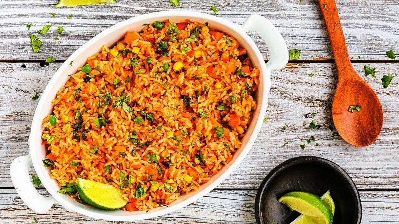 طرز تهیه لوبیا پلو مکزیکی + فیلم
