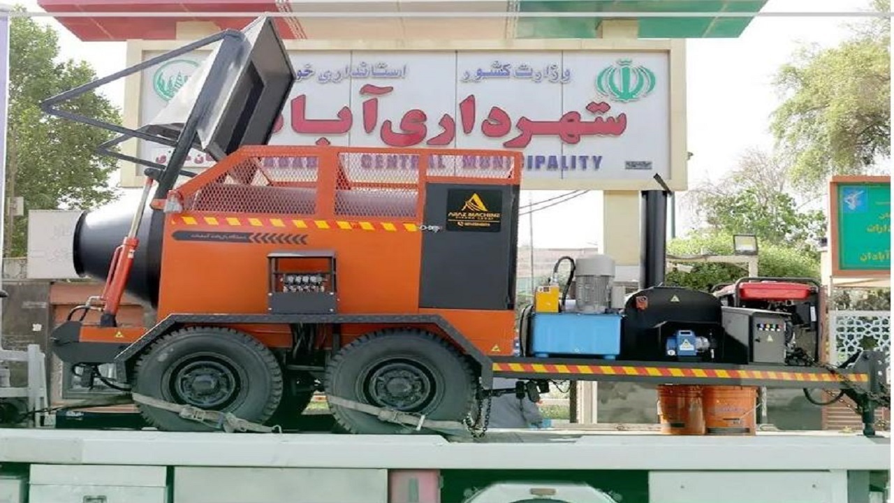 دستگاه بازیافت آسفالت به تجهیزات عمرانی آبادان پیوست